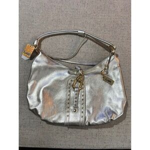 Luce Metallic Gold Hobo Shoulder Bag Purse New with Tags